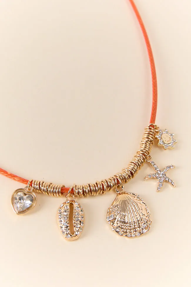 Sealife Charm Necklace sold by Pink Lily