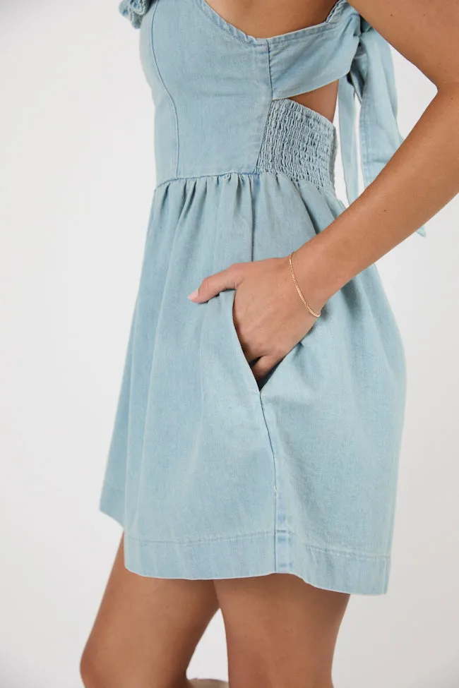 Blue Jean Queen Denim Romper FINAL SALE sold by Pink Lily product image thumbnail 5