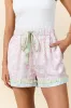Dreamy Days Mixed Floral Satin Pajama Shorts FINAL SALE sold by Pink Lily