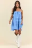 Wonderful Thoughts Blue Bow Tie Mini Dress FINAL SALE sold by Pink Lily