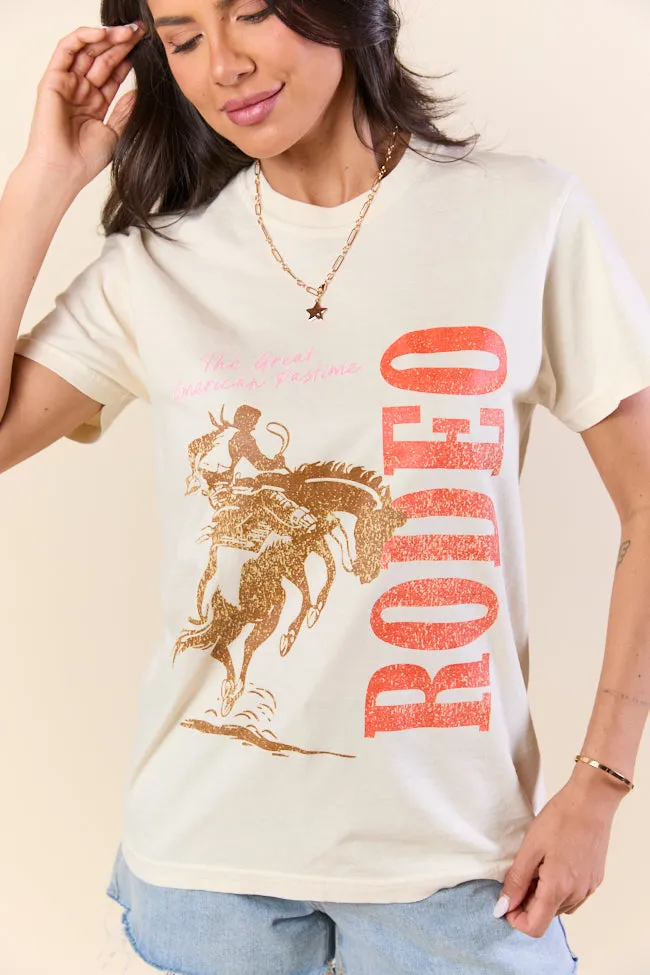 The Great American Pastime Ivory Graphic Tee sold by Pink Lily product image thumbnail 2