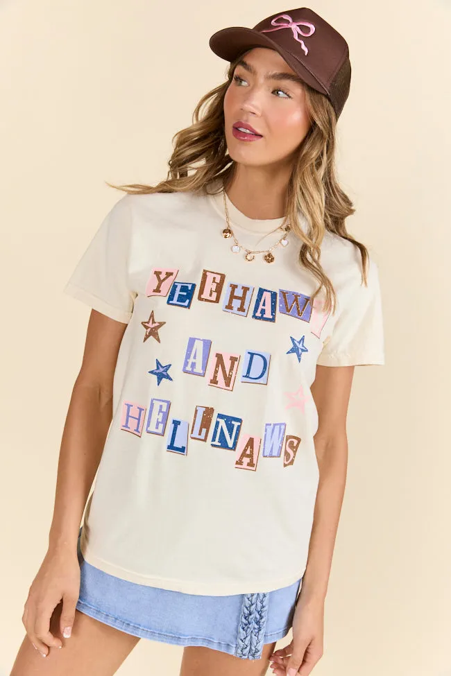 Yeehaws Ivory Graphic Tee sold by Pink Lily product image thumbnail 4