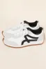 Madeline White Stripe Sneakers sold by Pink Lily