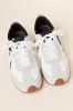 Madeline White Stripe Sneakers sold by Pink Lily