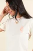 The Kollyns Happy Lil' Thang Ivory Graphic Tee Holley Rojek X Pink Lily sold by Pink Lily