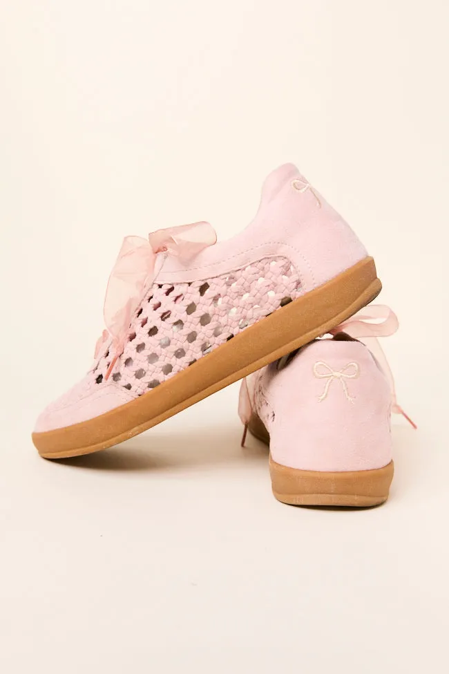 Julie Blush Crochet Detailed Sneakers FINAL SALE sold by Pink Lily product image thumbnail 4