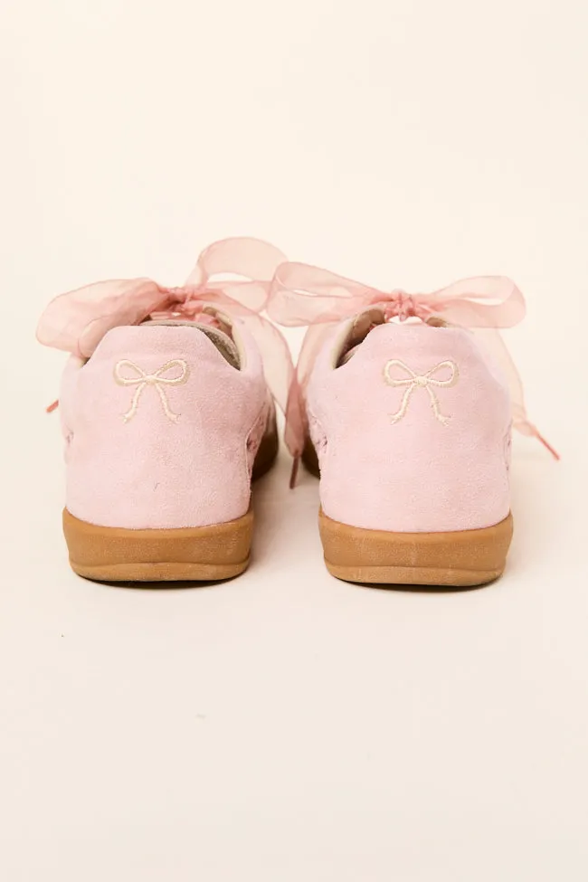 Julie Blush Crochet Detailed Sneakers FINAL SALE sold by Pink Lily product image thumbnail 3