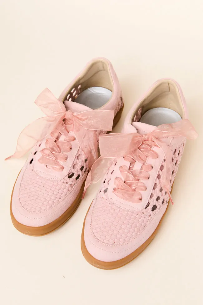 Julie Blush Crochet Detailed Sneakers FINAL SALE sold by Pink Lily product image thumbnail 5