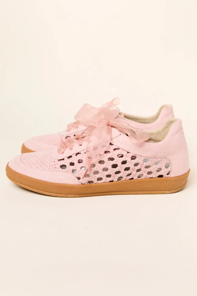 Julie Blush Crochet Detailed Sneakers FINAL SALE sold by Pink Lily product image thumbnail 2
