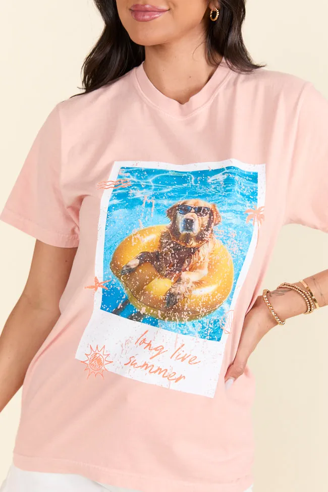 Long Live Summer Orange Graphic Tee sold by Pink Lily product image thumbnail 4