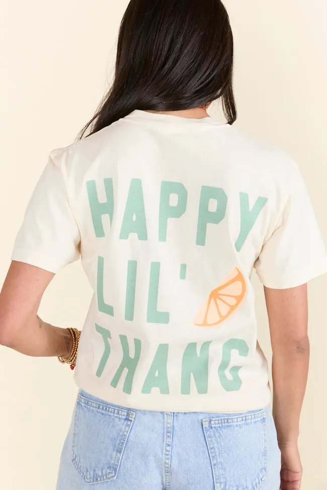 Happy Lil' Thang Ivory Graphic Tee sold by Pink Lily product image thumbnail 3