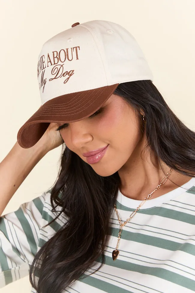 Ask Me About My Dog Brown Trucker Hat Holley Gabrielle X Pink Lily sold by Pink Lily product image thumbnail 4