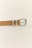 Basic Silver Buckle Tan Belt sold by Pink Lily