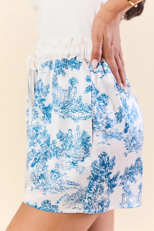 Chateau Dreams Satin Ruffle Pajama Shorts FINAL SALE sold by Pink Lily product image thumbnail 4