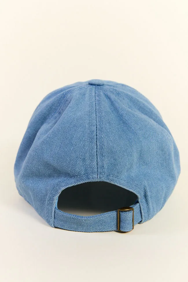 Denim Pearl Bow Hat SALE sold by Pink Lily product image thumbnail 5