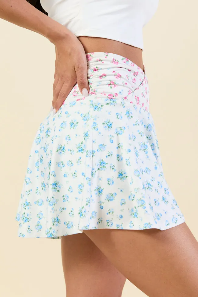 Back At It Mixed Floral Skort sold by Pink Lily product image thumbnail 4