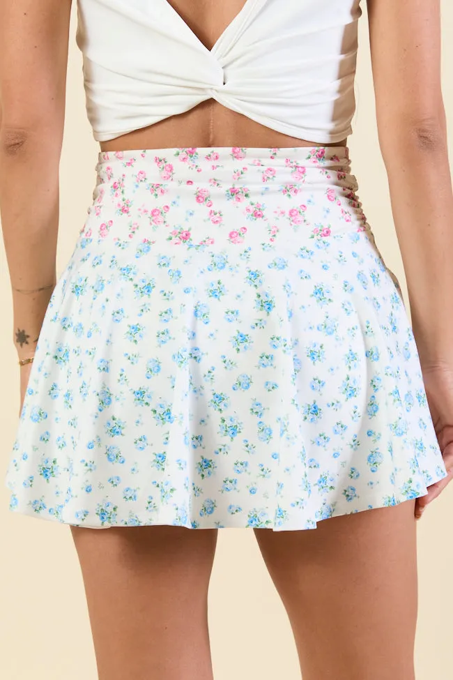Back At It Mixed Floral Skort sold by Pink Lily product image thumbnail 5
