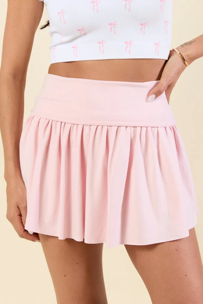 En Pointe Pink Foldover Skort SALE sold by Pink Lily product image thumbnail 3