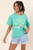 Sunday Brunch Club Mint Graphic Tee sold by Pink Lily