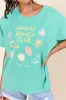 Sunday Brunch Club Mint Graphic Tee sold by Pink Lily