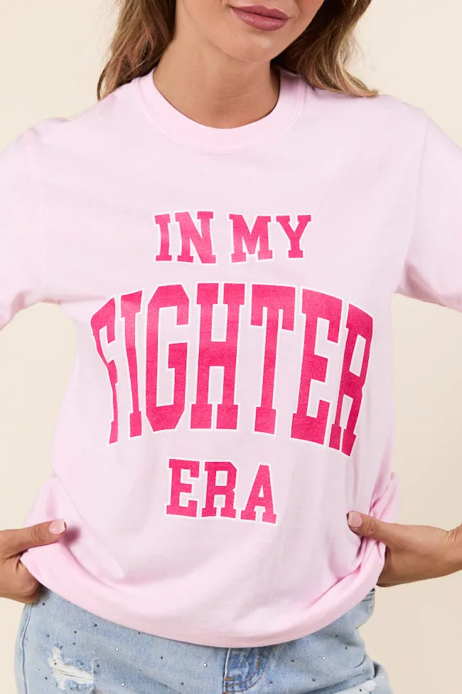 In My Fighter Era Light Pink Graphic Tee sold by Pink Lily product image thumbnail 4
