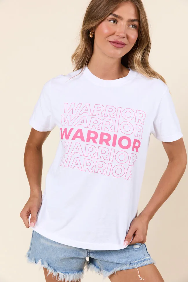 Warrior Multi White Graphic Tee sold by Pink Lily product image thumbnail 5