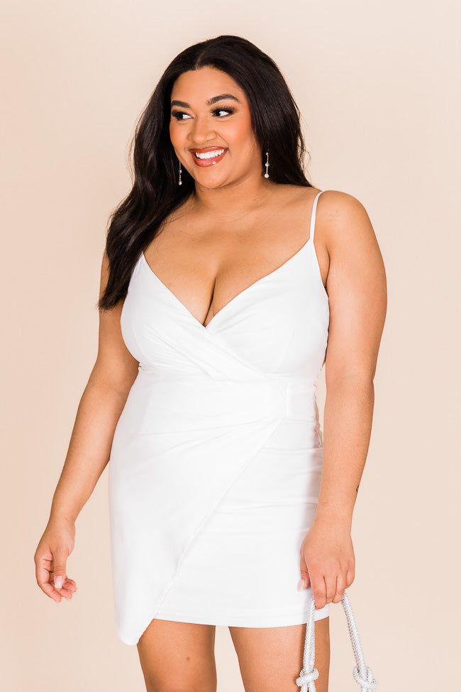 Tie The Knot Ivory Mini Dress sold by Pink Lily product image thumbnail 6