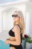 Coastal Kiss Black Knotted Bikini Top FINAL SALE sold by Pink Lily