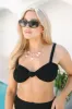 Coastal Kiss Black Knotted Bikini Top FINAL SALE sold by Pink Lily