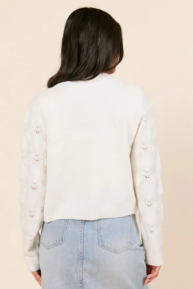 Kaitlyn Flower Embroidered Cardigan sold by Pink Lily product image thumbnail 5