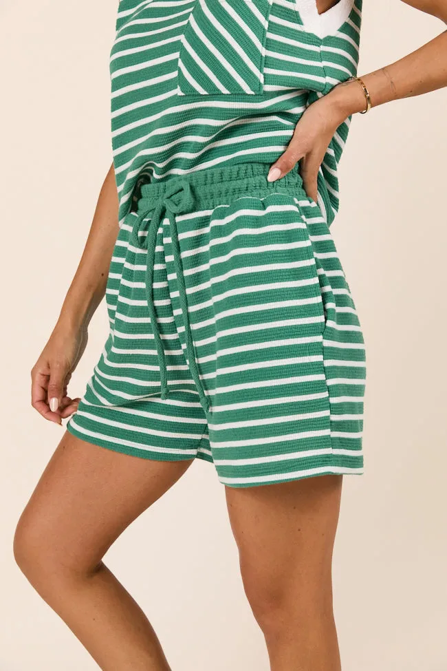 Eloise Green Striped Shorts FINAL SALE sold by Pink Lily product image thumbnail 3