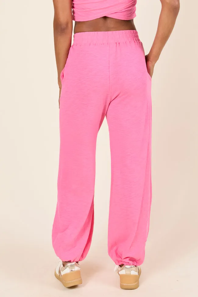 Tinley Pink Lounge Jogger Pants sold by Pink Lily product image thumbnail 4