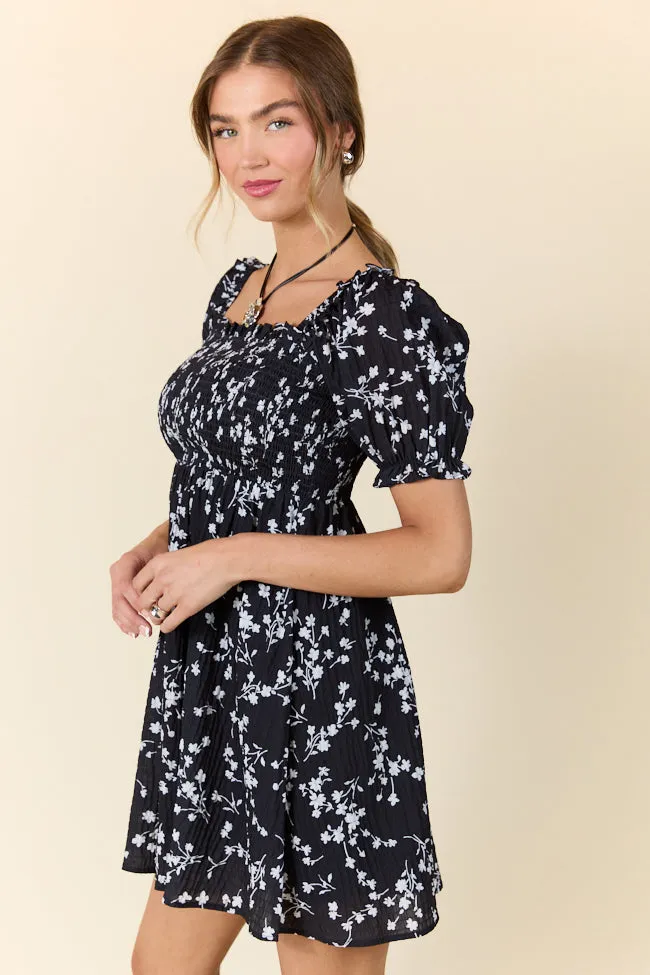 When It Ends Black Floral Dress FINAL SALE sold by Pink Lily product image thumbnail 3