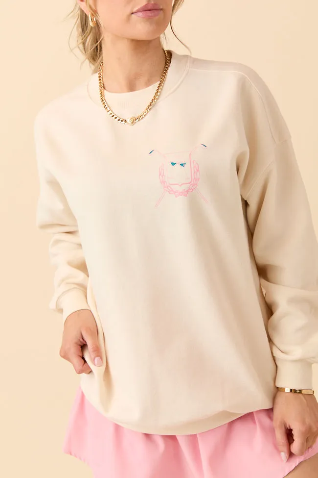 Abandoned Golf Wives Social Club Cream Graphic Sweatshirt sold by Pink Lily product image thumbnail 5
