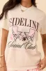 Sideline Social Club Ivory Graphic Tee sold by Pink Lily