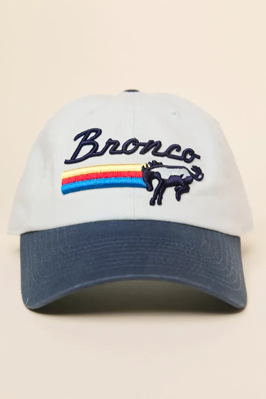 Bronco Navy Baseball Cap made by American Needle