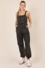 Tayler Acid Wash Black Jumpsuit SALE sold by Pink Lily
