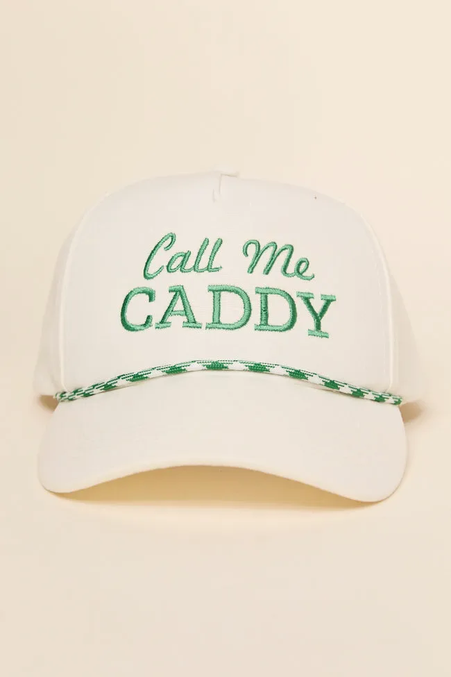Call Me Caddy Green Trucker Hat sold by Pink Lily