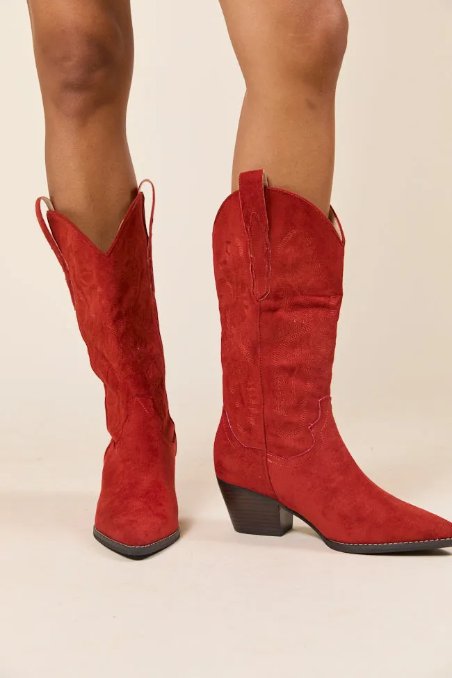 Patsy Red Cowboy Boots sold by Pink Lily product image thumbnail 4