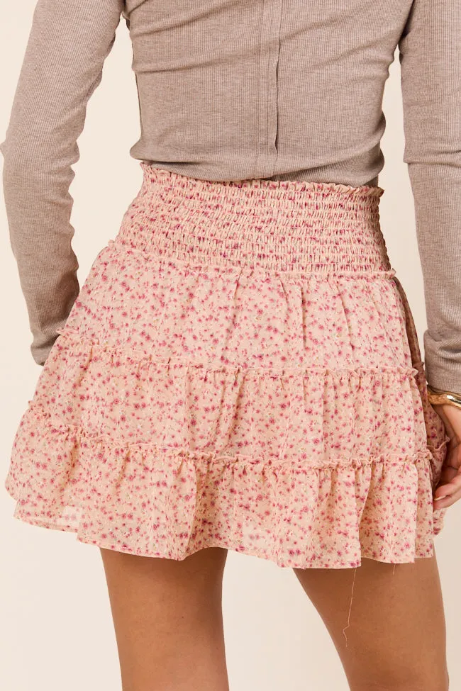Through the Garden Orange Red Floral Skort sold by Pink Lily product image thumbnail 5