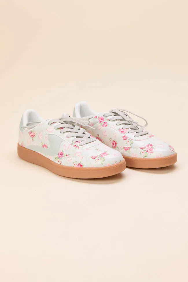 Tiffany Mint Floral Sneakers FINAL SALE sold by Pink Lily product image thumbnail 5