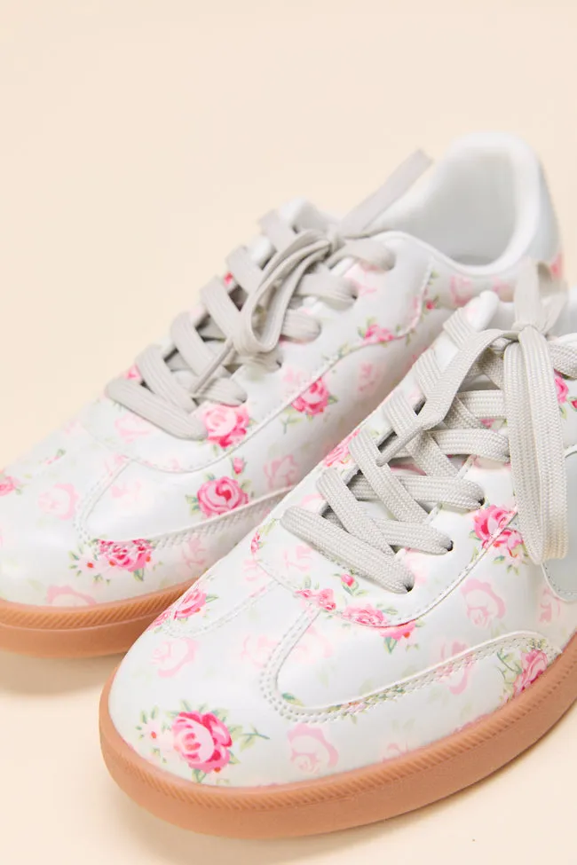 Tiffany Mint Floral Sneakers FINAL SALE sold by Pink Lily product image thumbnail 2
