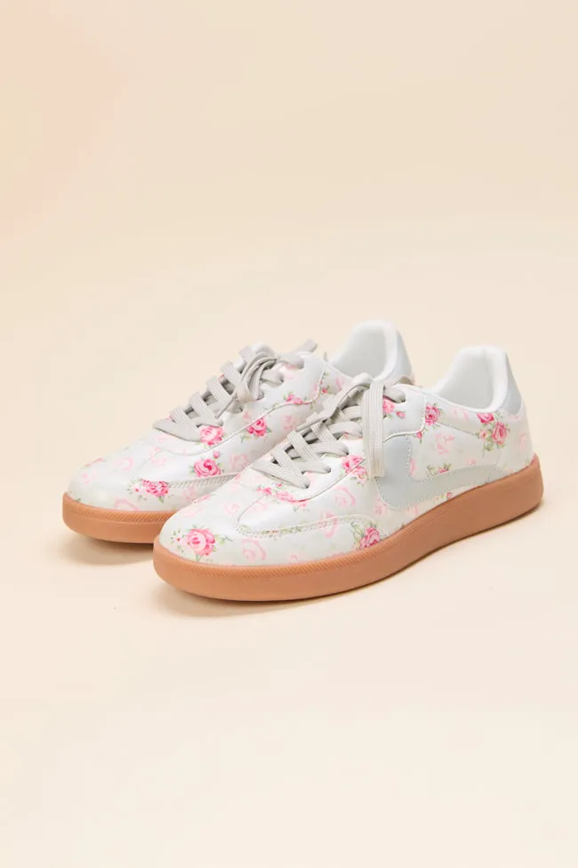 Tiffany Mint Floral Sneakers FINAL SALE sold by Pink Lily product image thumbnail 3