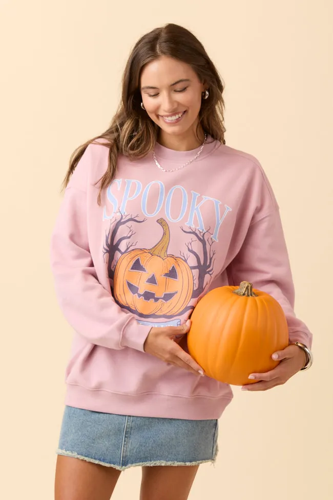 Spooky Social Club Mauve Graphic Sweatshirt SALE sold by Pink Lily product image thumbnail 5