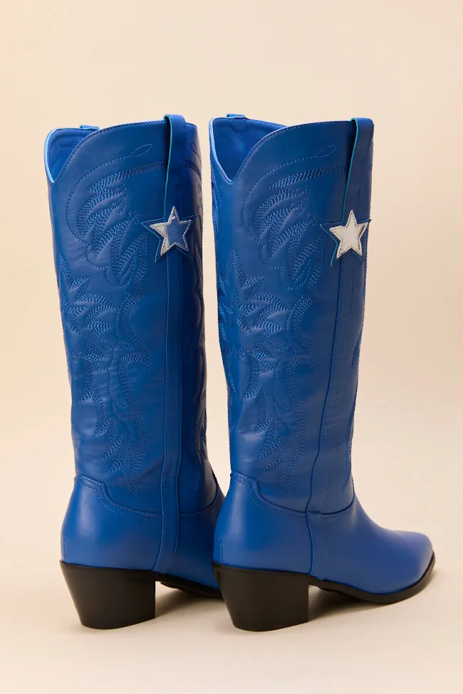 Vicki Cobalt Blue Star Western Boots FINAL SALE sold by Pink Lily product image thumbnail 5