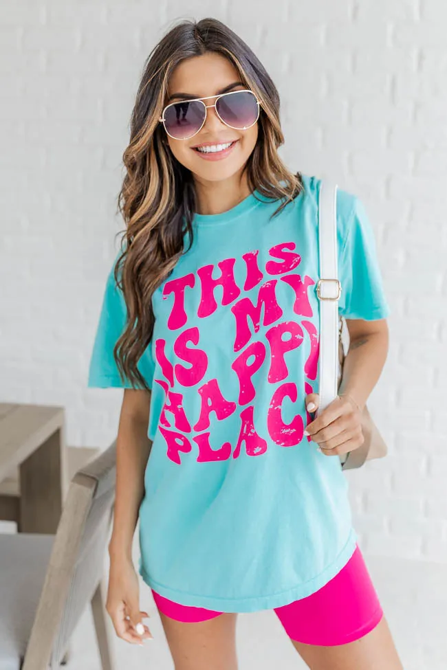 This Is My Happy Place Mint Graphic Tee SALE sold by Pink Lily product image thumbnail 2