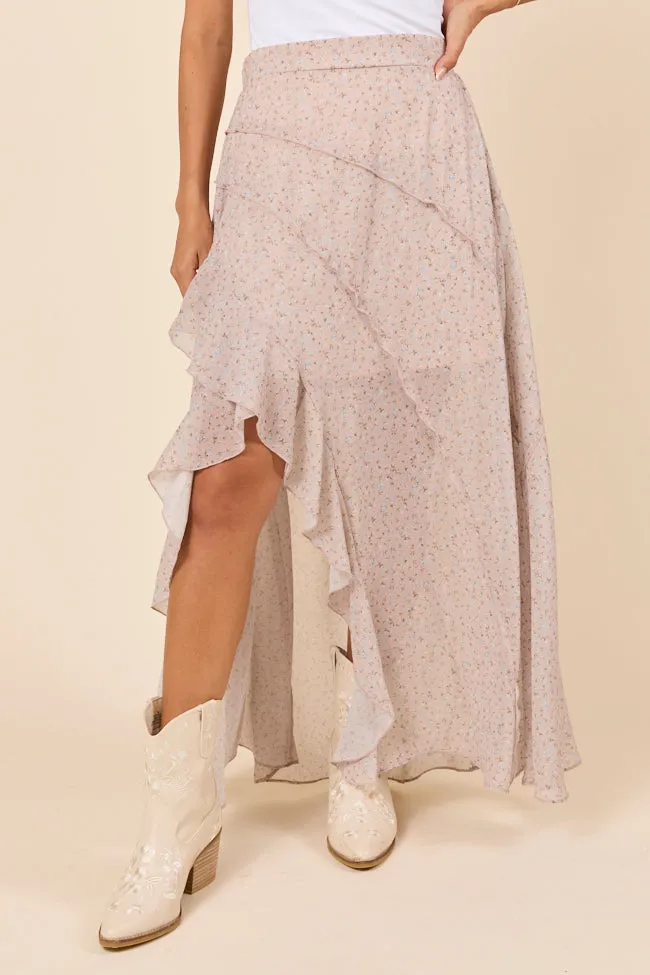 Nancy Neutral Floral Skirt FINAL SALE sold by Pink Lily product image thumbnail 2