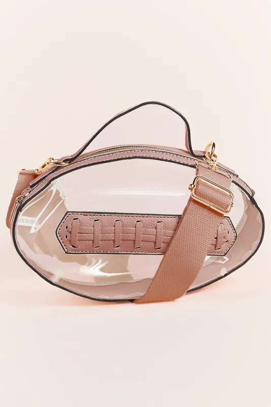 Kelce Pink Football Clear Bag SALE sold by Pink Lily