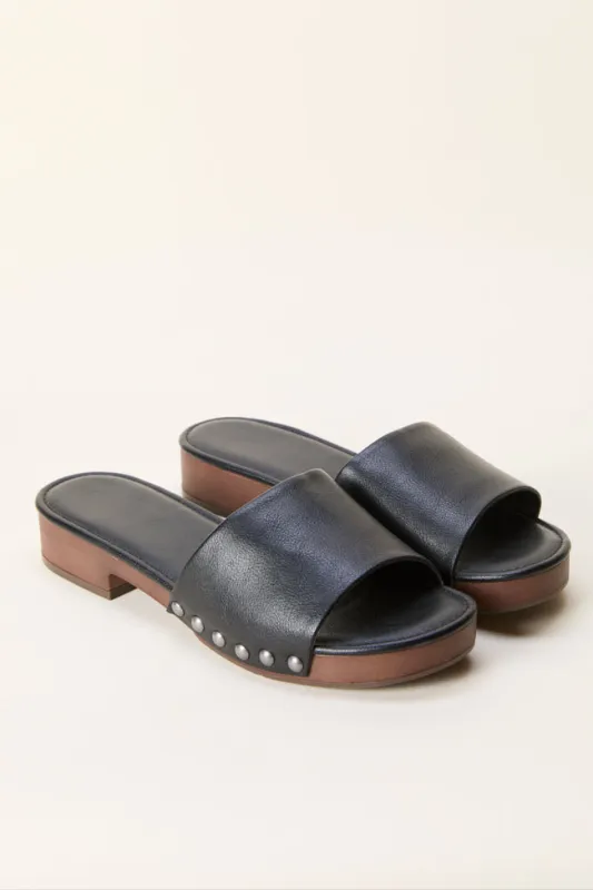 Xonia Black Clogs SALE sold by Pink Lily