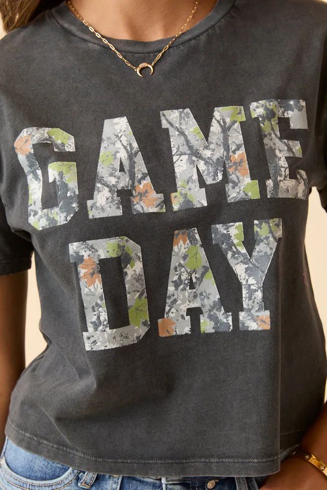 Zutter Camo Gameday Black Graphic Tee sold by Pink Lily product image thumbnail 2